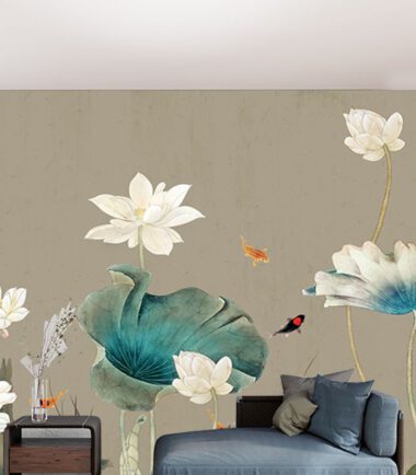 Botonical Lotus Wallpaper