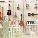 Music Instrumental Mural