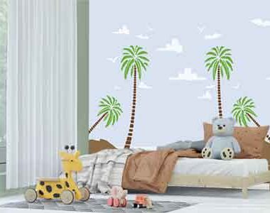 1decalmile Palm Tree Wall Decals