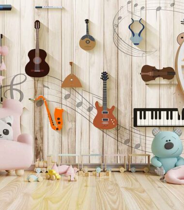 Music Instrumental Mural