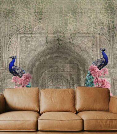 Chinoiserie birds palace - Royal wallpaper