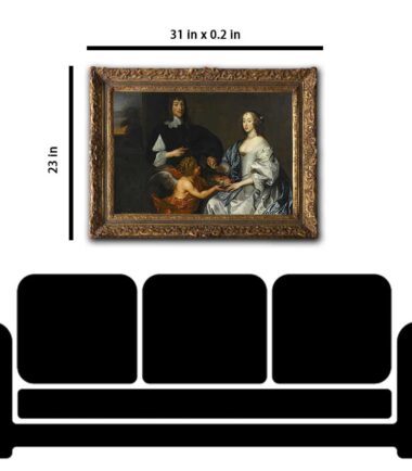 Antoon van Dyck Lady Elizabeth Thimbeldy e Sua Sorella Painting