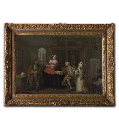 Marriage A-la-Mode 3, The Inspection, William Hogarth Painting