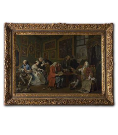 Marriage A-la-Mode 3, The Inspection, William Hogarth Painting