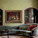 Louis XV in the Throne Room Painting
