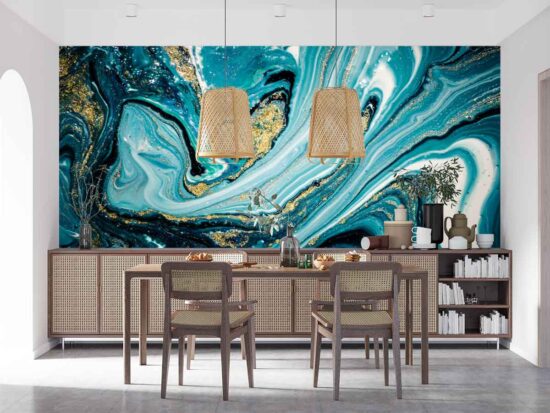 Abstract ocean- art Natural Luxury wallpaper