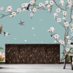 Birds and Flowers Wallpaper