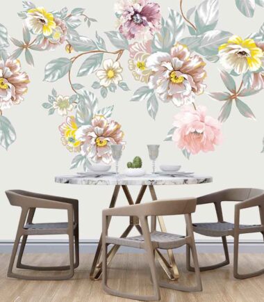 Flower Game Wallpaper Mural