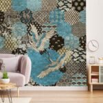 Japenese haxagon pattern abstract wallpaper