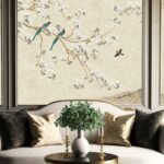 Magnolia Tree and Birds wallpaper