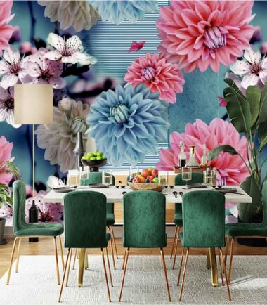 Unique Graphics Floral & Botanical Multicolor Wallpaper