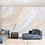 White And Gold Antique wallpaper