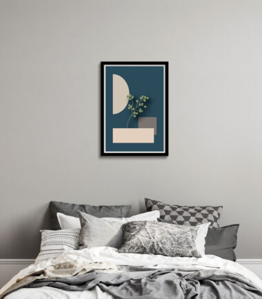 Delicate Leafy Intrigue Wall Frame