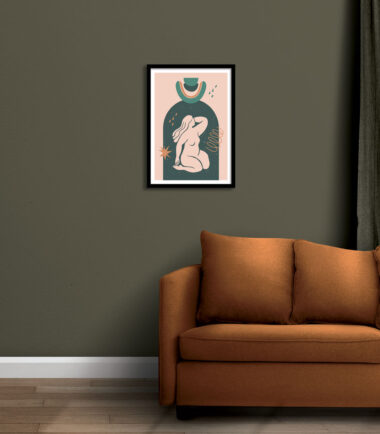 Feminine Flora Ensemble Wall Frame