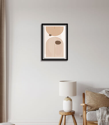 Geometric Harmony wall frame