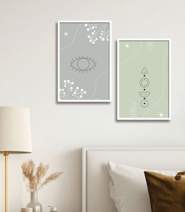 Lustrous Pastel Reverie wall frame