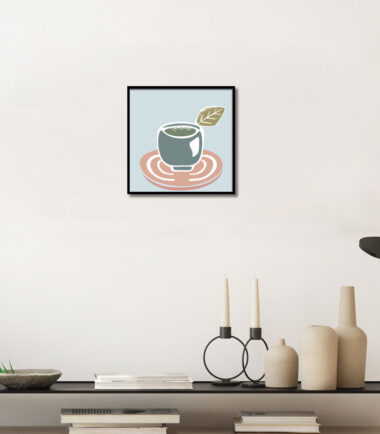 Pastel Tea Medley Wall Frame