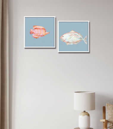 Aquatic Harmony Duo Wall Frame