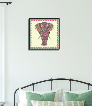 Colourful Elephant Tapestry