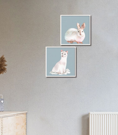 Furry Friends in Harmony Wall Frame