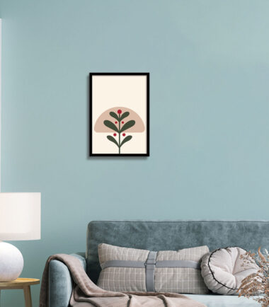 Leafy Pichwai Tranquility wall frame