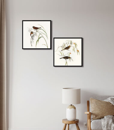 Whispering Sparrows Wall Frame