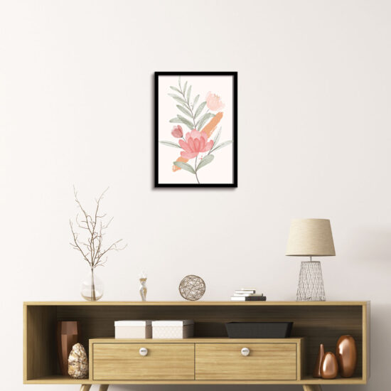 Blossoming Petal Symphony Wall Frame