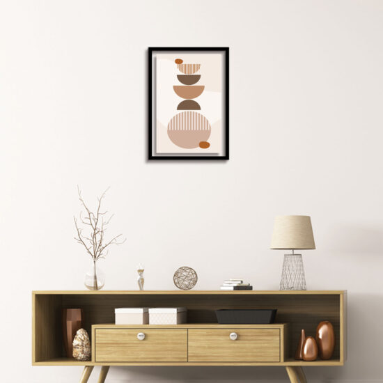 Geometric Harmony wall frame