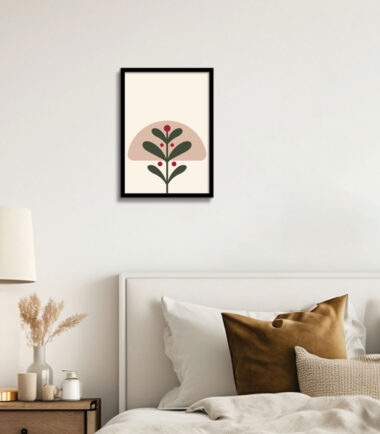 Leafy Pichwai Tranquility wall frame