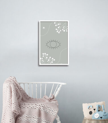 Lustrous Pastel Reverie wall frame