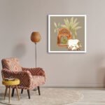 Pichwai Window Serenade Wall frame