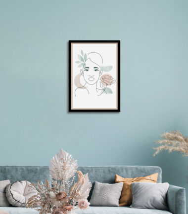 Whimsical Feminine Charms Wall Frame