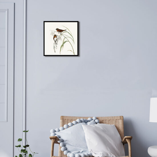 Whispering Sparrows Wall Frame