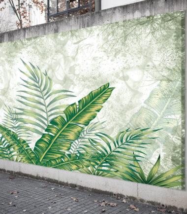Grandiose Leaf Haven Exterior Wallpaper