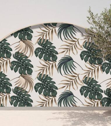 Golden Verdure Haven Exterior Wallpaper