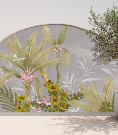 Mystic Sunflower Medley Exterior Wallpaper