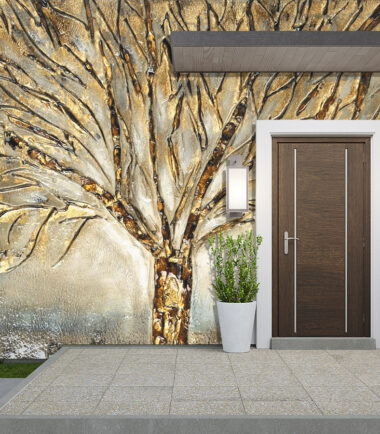 Golden Elegance Grove Exterior Wallpaper