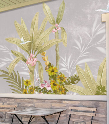 Mystic Sunflower Medley Exterior Wallpaper