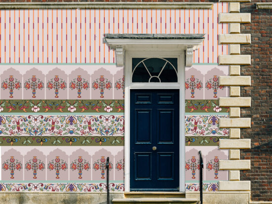 Pink Majesty Exterior Wallpaper