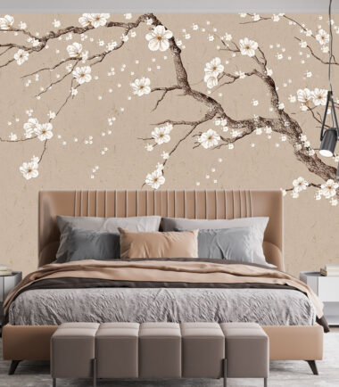 Chinoiserie Plum Tree Wallpaper