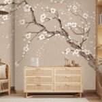 Chinoiserie Plum Tree Wallpaper