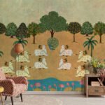 Glories of Cows Design Wallpaper