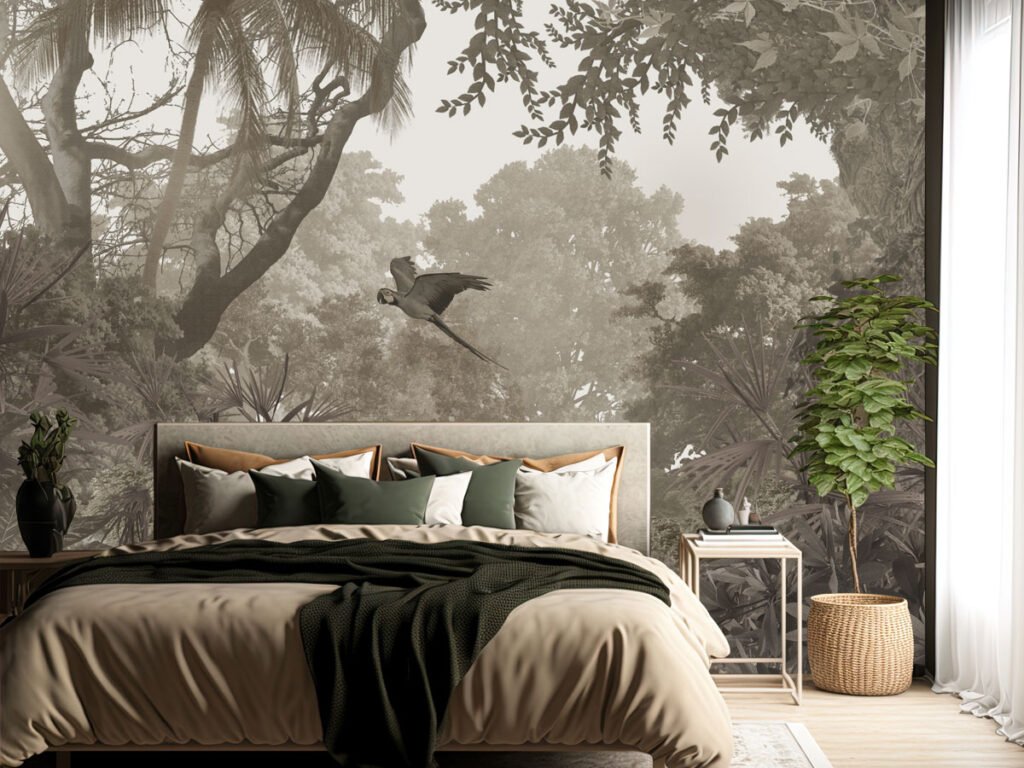 Exotic scenery wall mural