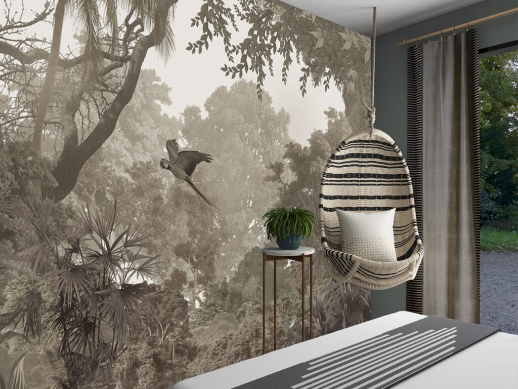 Exotic scenery wall mural