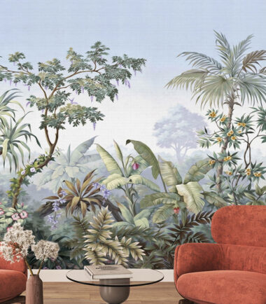 Tropical Scenery Palm Tree Wallpaper