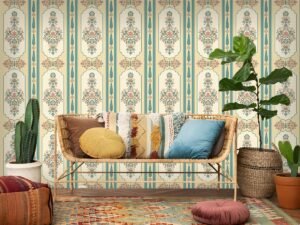 Floral Motif Wallpaper