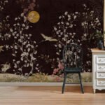 dark Chinoiserie wallpaper