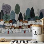 kids-room-wallpaper-village-forest