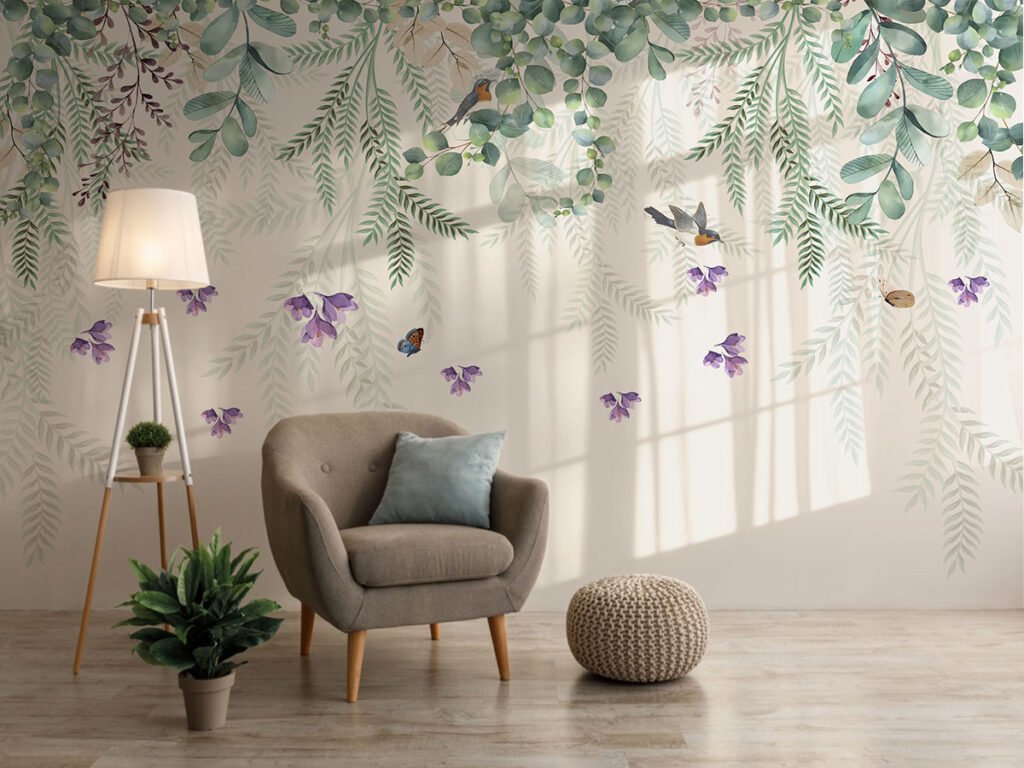 botanical wallpaper