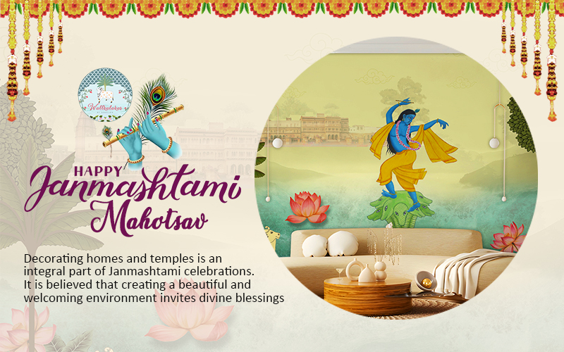 Shree Krishna Janmashtami Wallkalakar